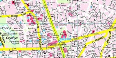 Χάρτης της bucharest city centre