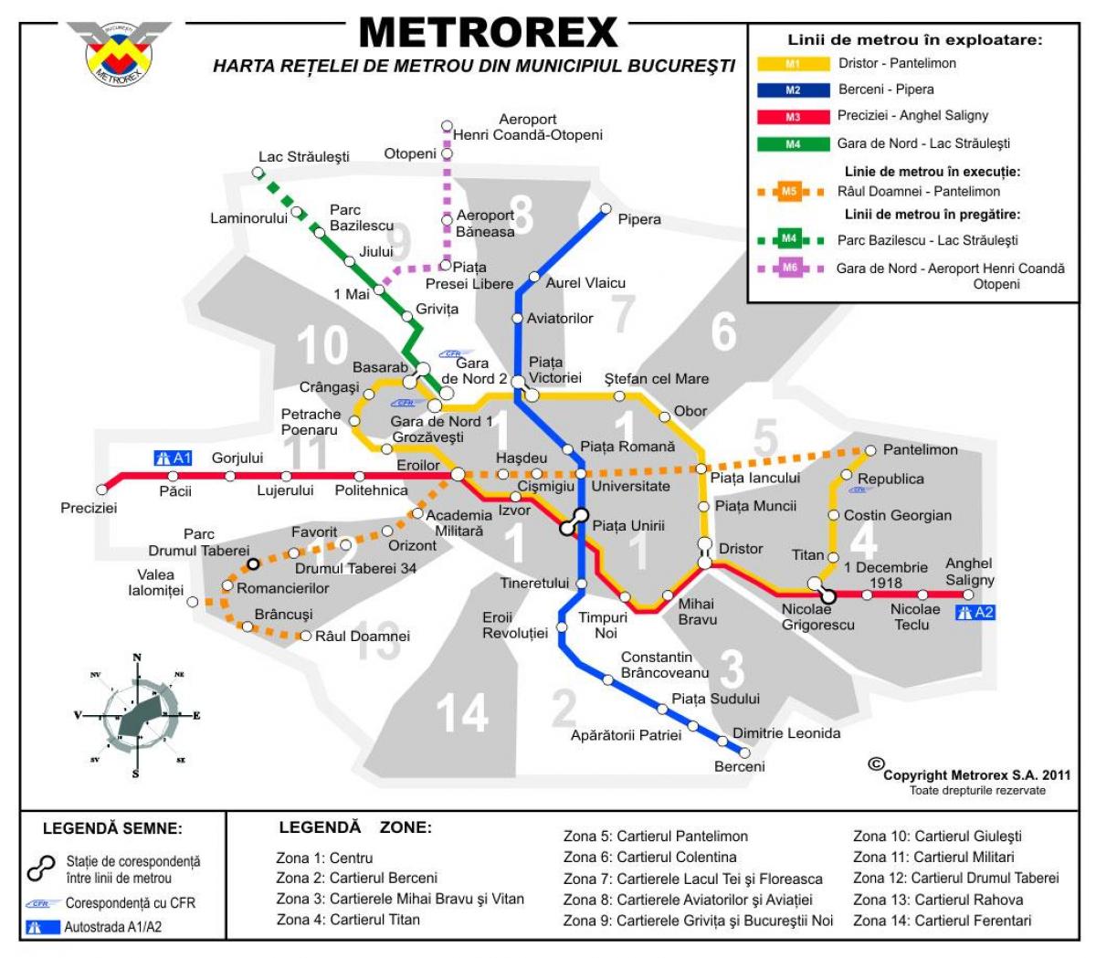 Χάρτης της metrorex 
