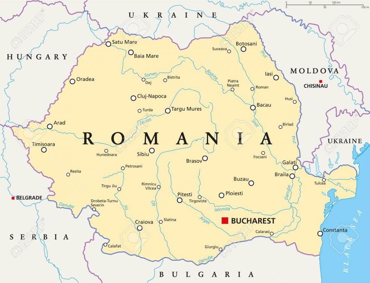 χάρτης του βουκουρεστίου, ρουμανία