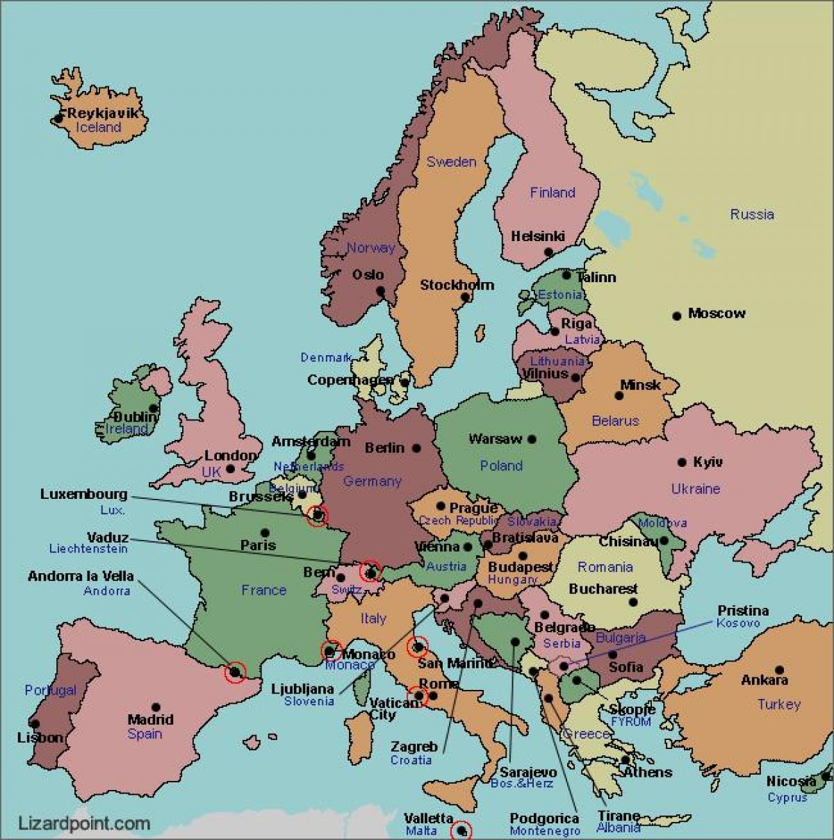 Χάρτης του βουκουρεστίου ευρώπη