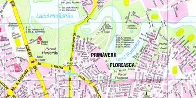 Bucharest city tour χάρτης
